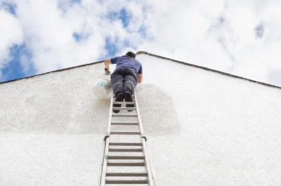 Peinture extérieure à Montrosier — façades et ravalement